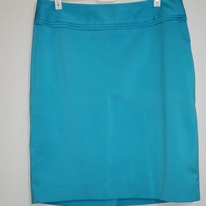 The Limited bright blue pencil skirt sz 8